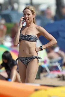 Sheryl Crow bikini at a beach in Hawaii GotCeleb