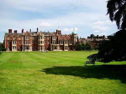 Sandringham House where the Queen of England spends the cold