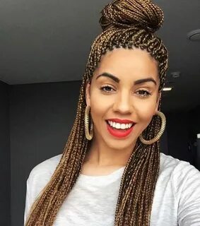 Pretty box braids @flyingwithpurpose - Black Hair Informatio