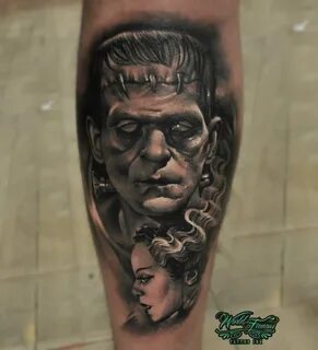 Фото тату Сергей Шанько Frankenstein tattoo, Monster tattoo,