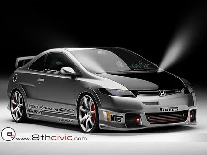 Grey Honda Civic #custom #modified #8th Gen ♠... X Bros Appa