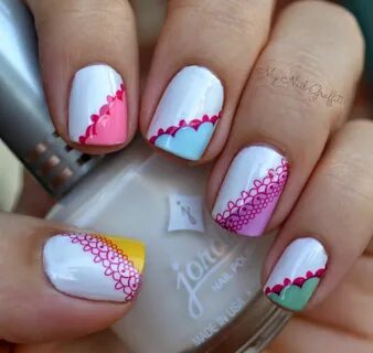 My Nail Graffiti: Jordana Playful Pastels Nail Art - Nail Art Diy Pastel Na...