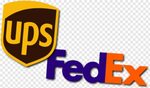 Ups Logo - Fedex Logo, Transparent Png - 555x326 (#1655390) 