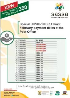 Sassa SRD Grant Payment Dates For February Confirmed - Get L