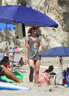 Alyson Hannigan Bikini Photos: 2013 Malibu Beach -06 GotCele