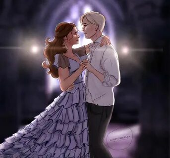 Hermione and draco fan art