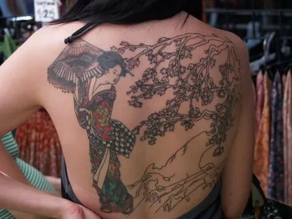 Geisha Tattoo Images & Designs