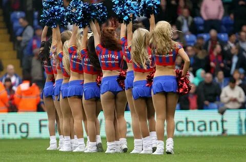 Crystal Palace Cheerleaders Crystal Palace v Chelsea Engli. 