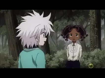 Killua shows Rhythm Echo to Canary Hunter x Hunt - YouTube