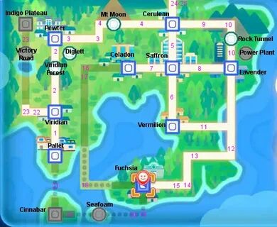 Pokemon Lets Go Map - Wales On A Map