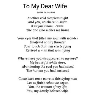 Poem For My Wife