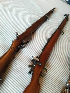 An 1891 Argentine Mauser followed me home. The wood stock is