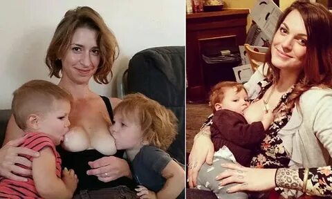 Jessica Anne Colletti posts picture breastfeeding both her s