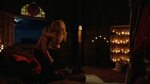 Eager Blonde Emily Bett Rickards Gets Dirty in a Scene from 