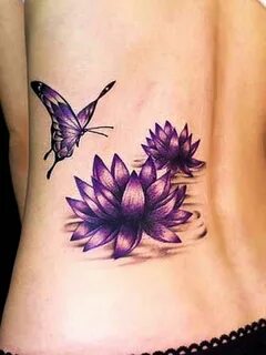 Butterfly Lotus Tattoo - Tattoos Concept