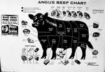 Cow Butcher Chart Cow meat, Meat shop, Cow