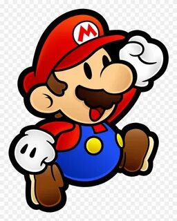 Mario Jumping Png - Make A Paper Mario, Transparent Png - 80