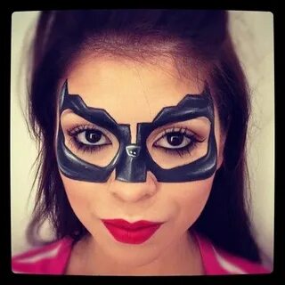 Batgirl Catwoman makeup, Makeup, Halloween makeup