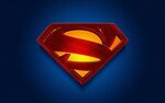 Superman Wallpaper 4K, Logo, DC Superheroes, Blue background