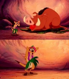 Lion king timon, Timon, Hula dance