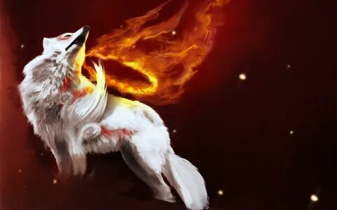 Fire Wolf Wallpapers - Wallpaper Cave