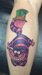 Cheshire Cat with the Mad Hatters Hat. A little twist of Har