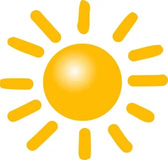 Sun Symbol Weather Clip Art - Sun Symbol Weather Clip Art - 