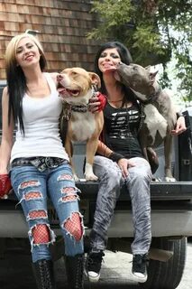 Tania and sister Mariah from Pit bulls and Parolees.. Pit bu