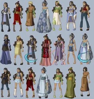 Katara's Wardrobe by Black-lady101 on deviantART Avatar char