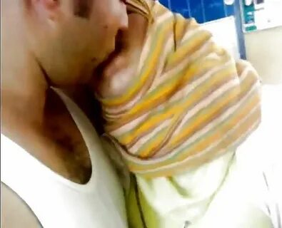 Muslim girl kissing