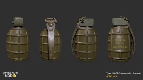 DM51 Frag Grenade.