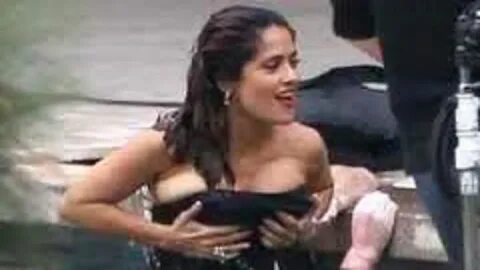 Salma Hayek Shows Off her Assets - YouTube