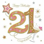 Pin by Nicki Wesson on Birthdays Happy 21st birthday wishes,