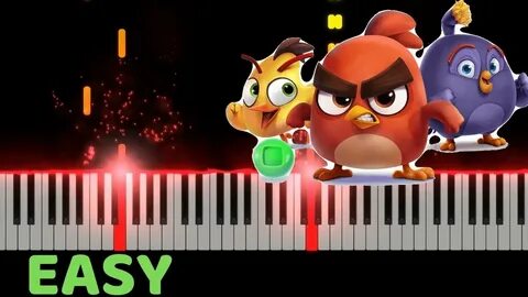 ANGRY BIRDS THEME SONG - Easy Piano Tutorial with SHEET MUSI