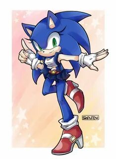 Really well done female version of sonic Sonic, Sonic the he