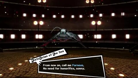 Persona 5 - Forneus Hierophant Persona Shadow Negotiate - Yo