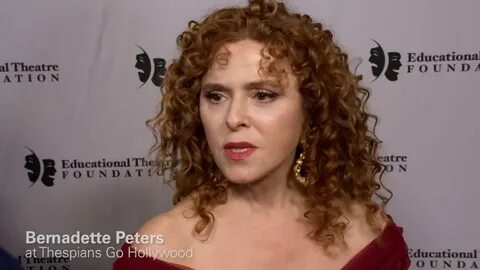 Bernadette Peters for #TheatreInOurSchools - YouTube