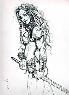 viking female warrior drawings - Google Search Warrior drawi