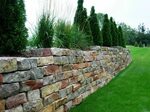 garden stone retaining wall all in one home ideas Backyard r
