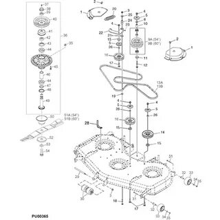 John Deere 38 Inch Mower Deck Parts Diagram - Wiring Diagram