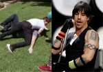 Anthony Kiedis Grapples (Red Hot Chili Peppers) WATCH BJJ