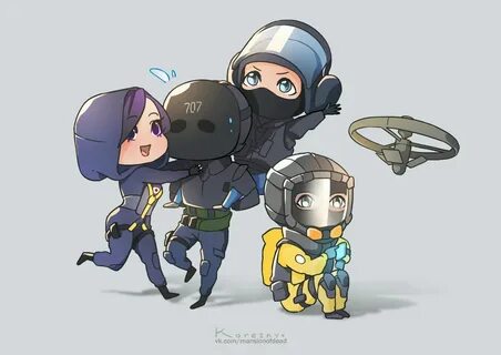 Pin by Pineapple Queen on Rainbow Six Siege Chibi, Rainbow s