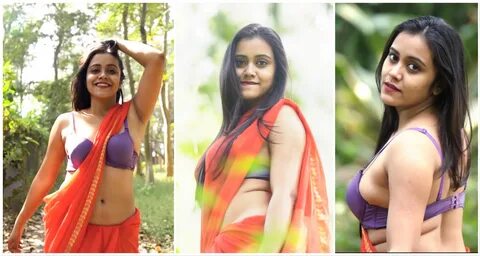 Sexy saree babe. 