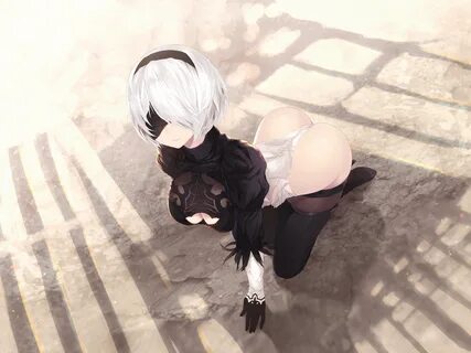 Wallpaper : Nier Automata, Cait, thigh highs, torn clothes, 