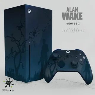 Дизайнер оформил Xbox Series X в стиле The Witcher, Alan Wak