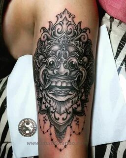 mandala , balinese barong tattoo Tatoeage ideeën, Tatoeage, 