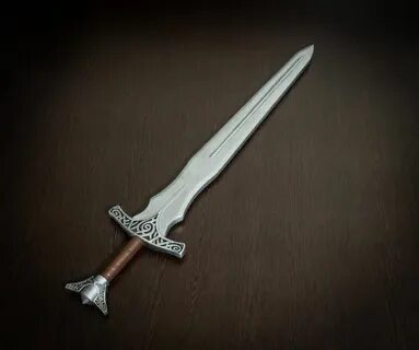 Skyrim Steel Sword Replica Elder Scroll Props Elder Scrolls 