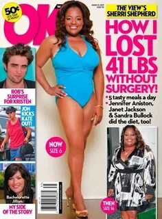 Cele bitchy Sherri Shepherd’s 41lb weight loss on the cover 