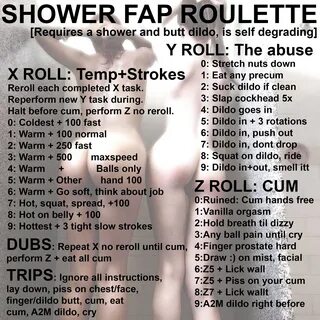 Shower fap with lots of butt stuff - Fap Roulette