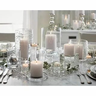 Oslo Crystal Candle Holders Crate and Barrel in 2019 Glass t